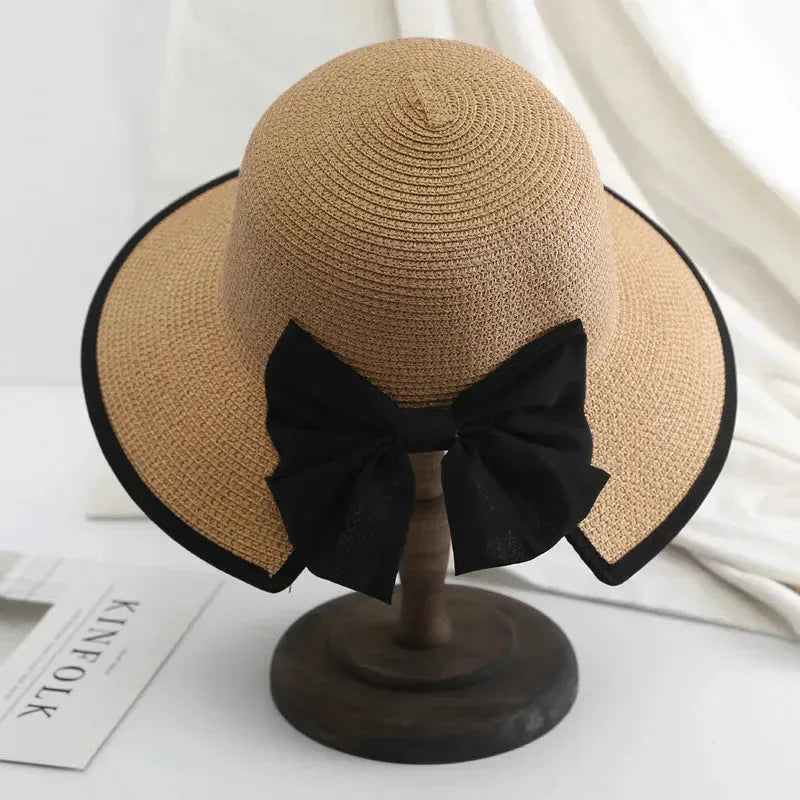 Alise StrawHat - Modischer Vintage-Sommer-Sonnenhut mit Schleife – Bild 2