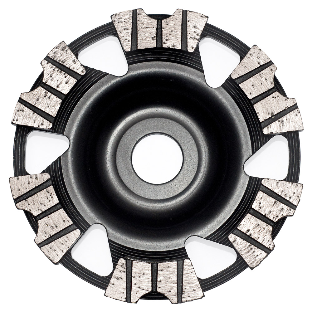 Roll Diamantscheibe 125 mm, geschmiedet mit 6 Spezialsegmenten