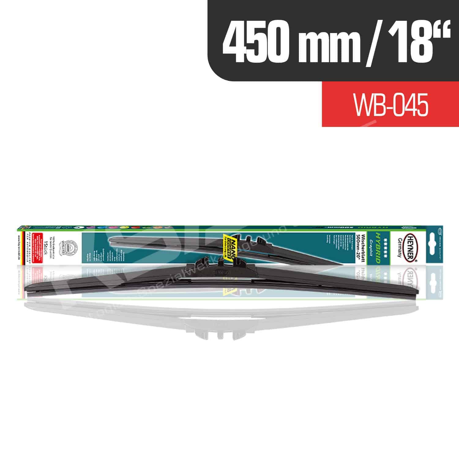 HEYNER Wischerblatt HYBRID 450 mm / 18“