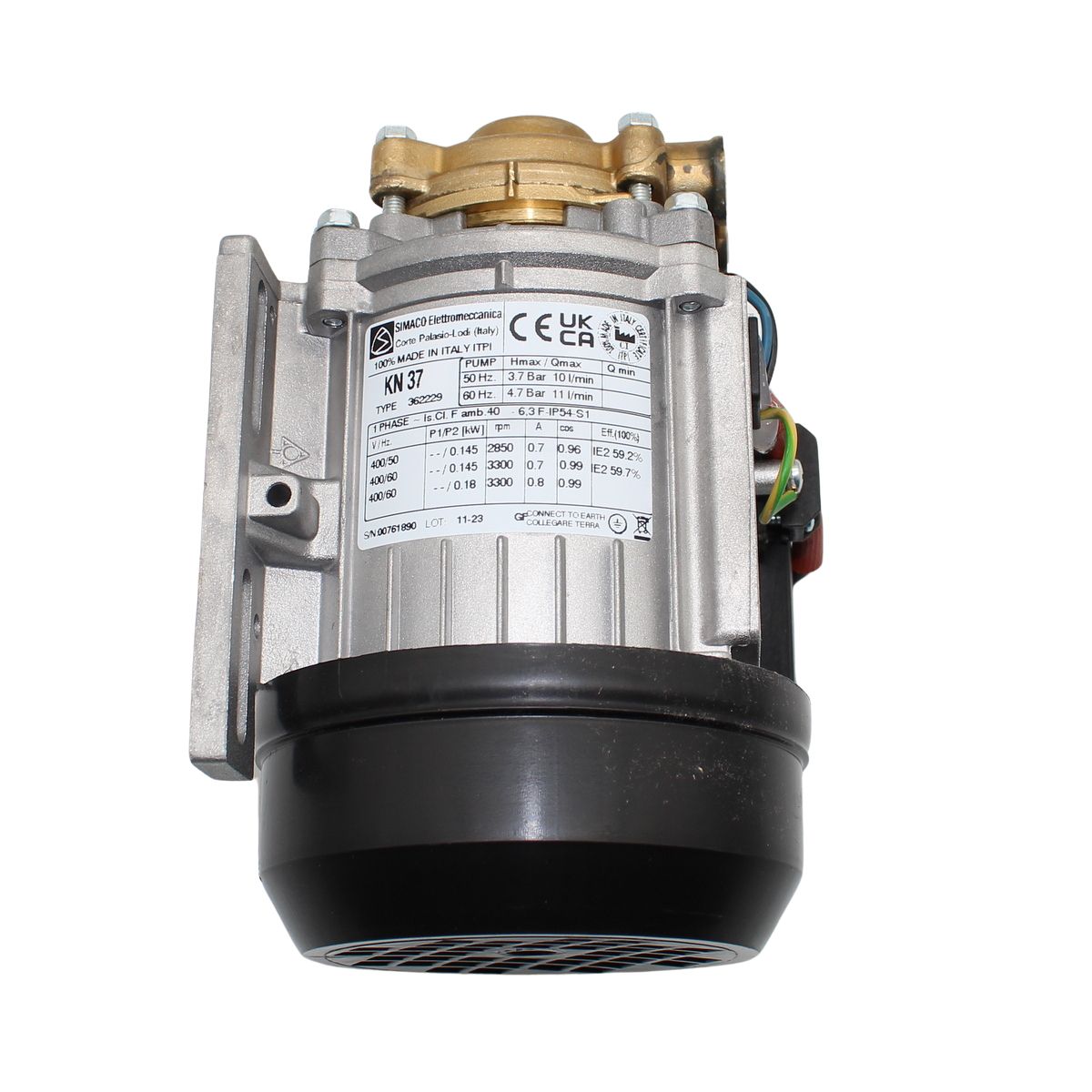Wasserpumpe Simaco KN37 400 V (A-01) Flügelrad – Bild 2