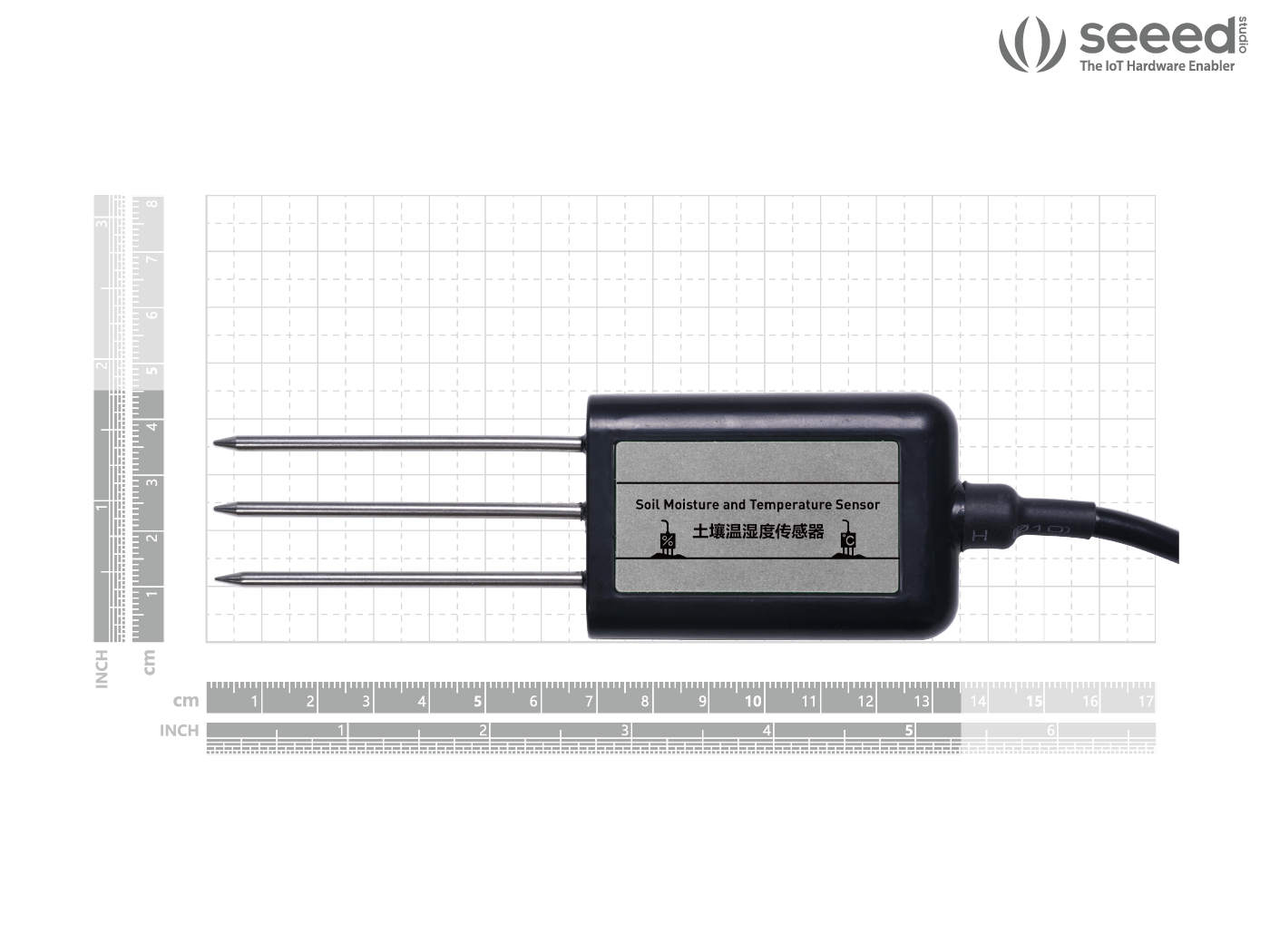 SenseCAP Drahtloser Bodenfeuchte- und Temperatursensor – LoRaWAN EU868MHz – Bild 4